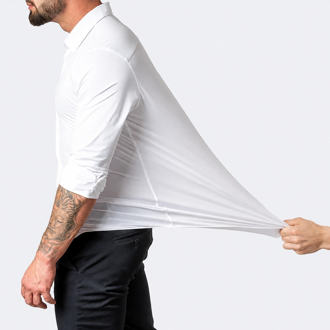 Hugo - Chemise confortable en tissu stretch pour hommes