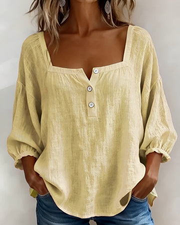 Corey - Blouse Décontractée à Manches Longues