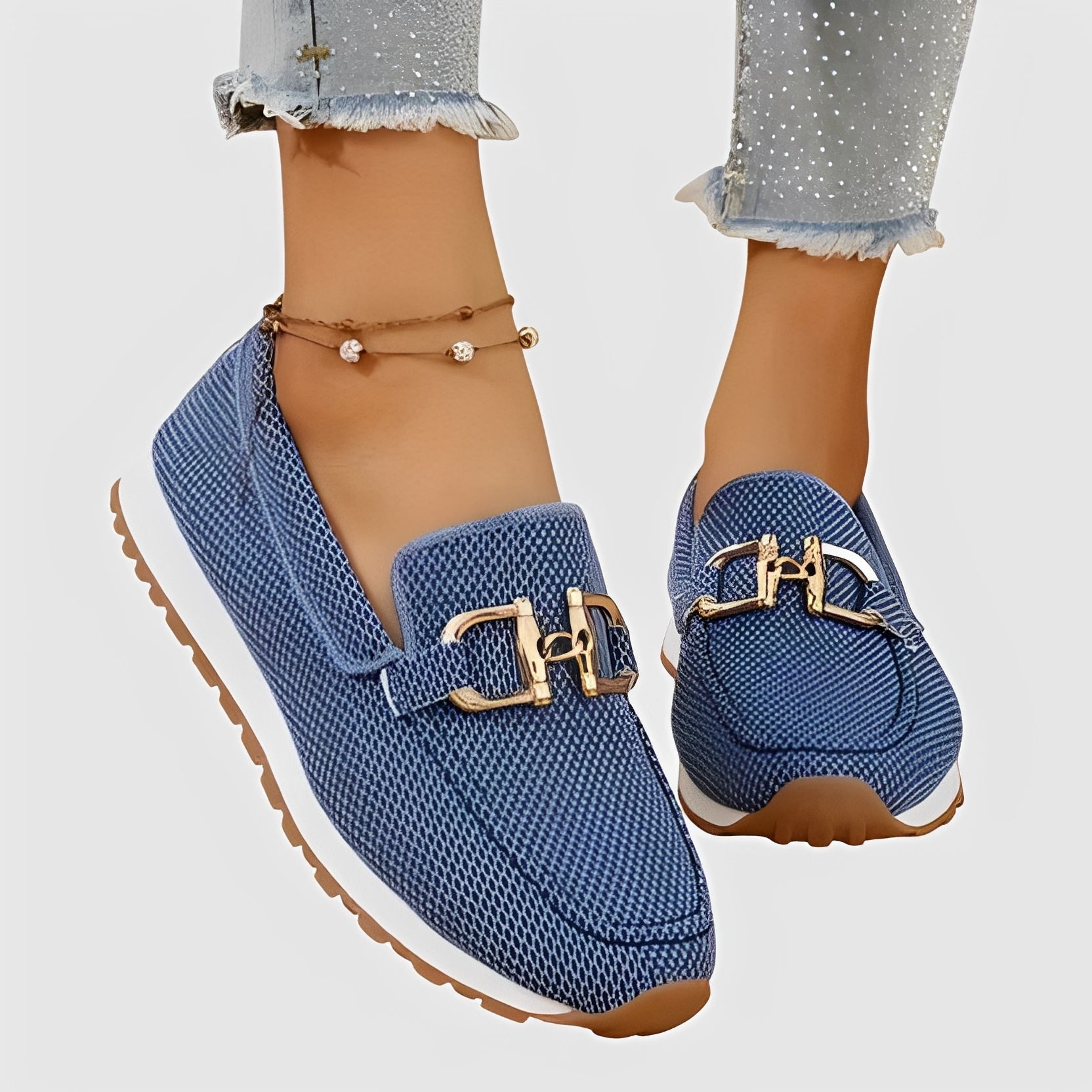 Elle - Mocassins Confort avec Boucle