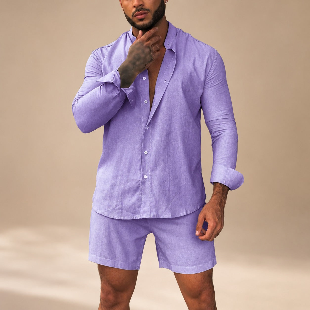 Diego - Set Chemise et Shorts Détentes