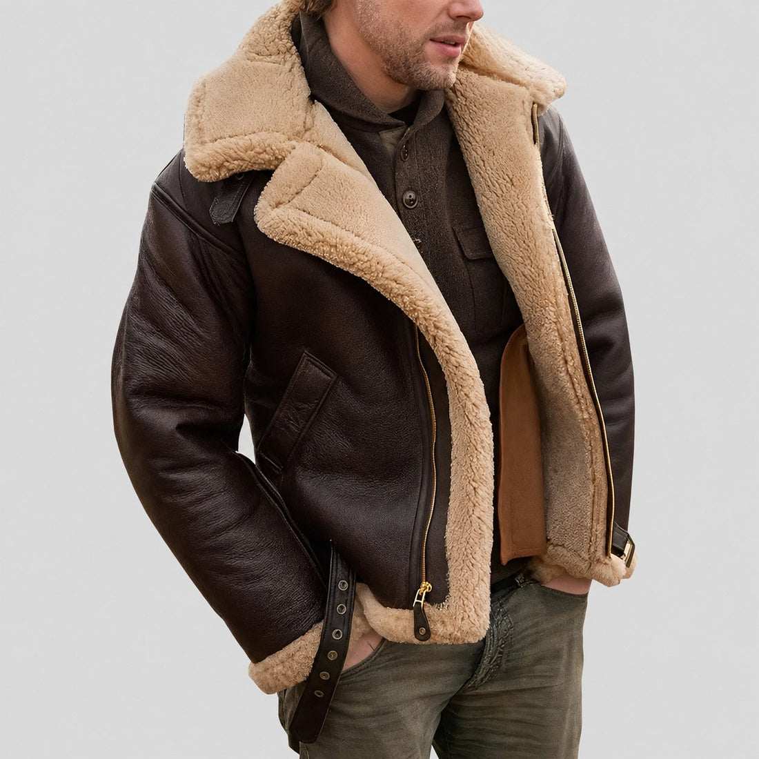 Jeffrey - Veste élégante pour hommes avec doublure chaude