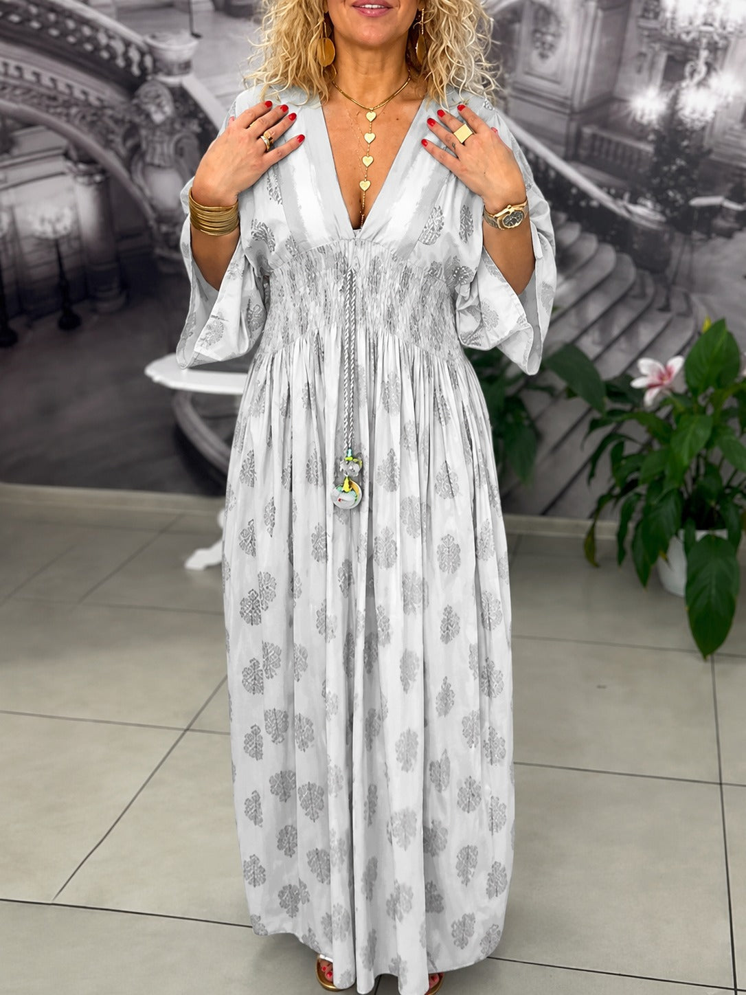 Leonie - Robe Maxi Ample Élégante