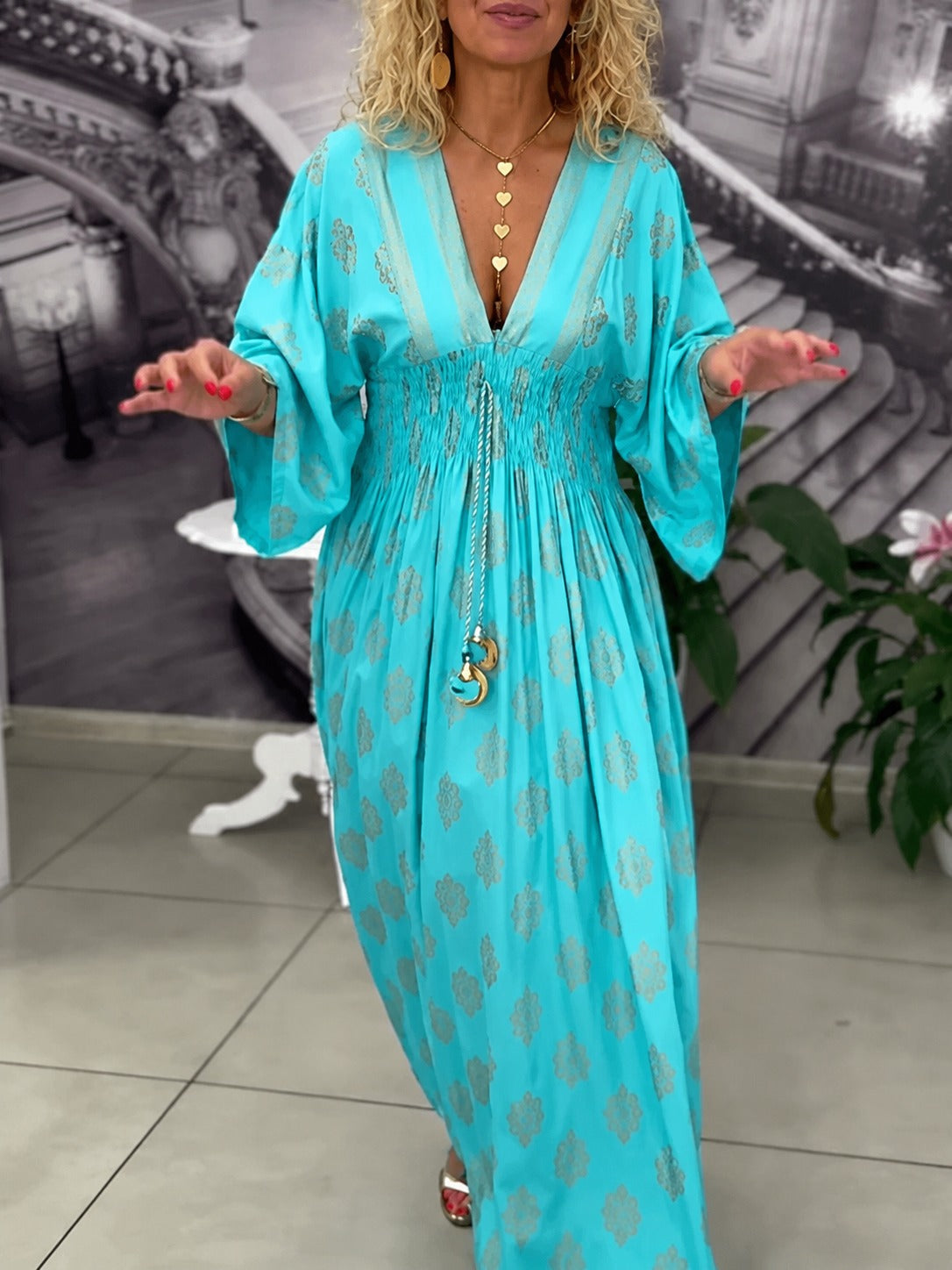 Leonie - Robe Maxi Ample Élégante