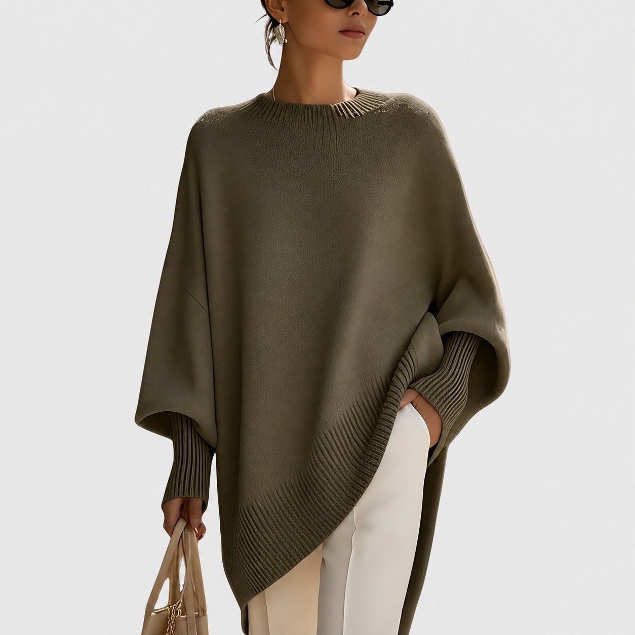 Pamella - Pull oversize à la mode pour femmes
