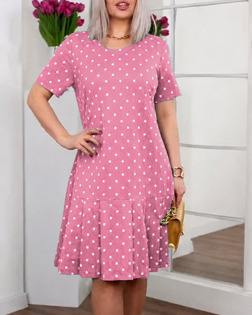 Amira - Robe Ample à Pois