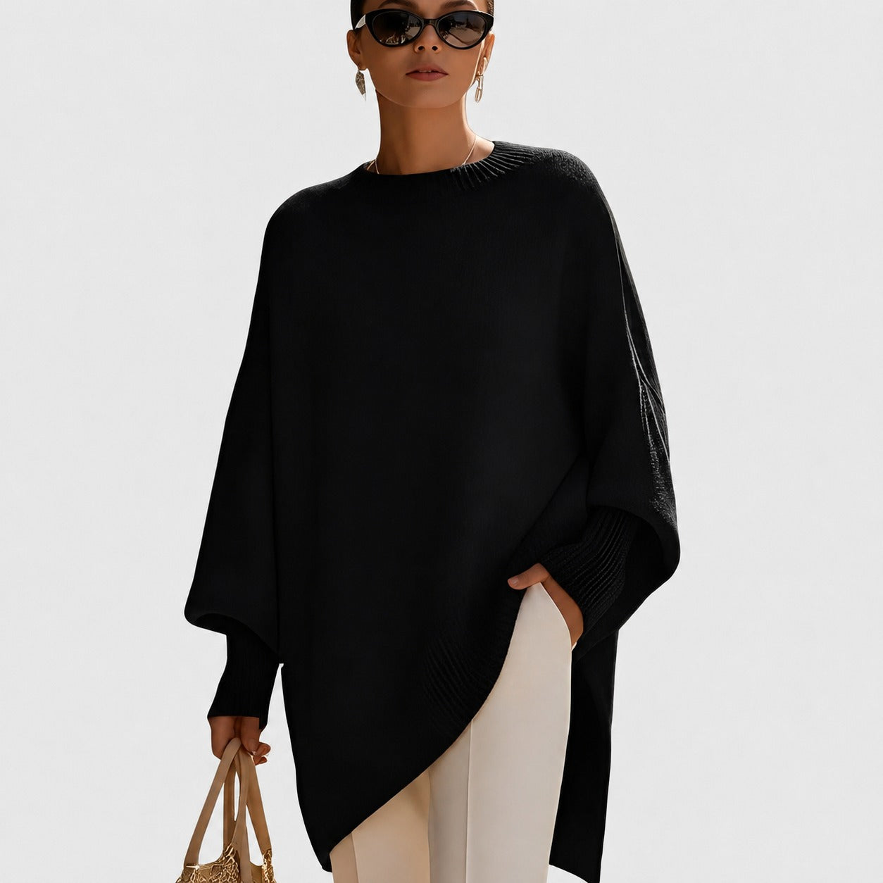 Pamella - Pull oversize à la mode pour femmes