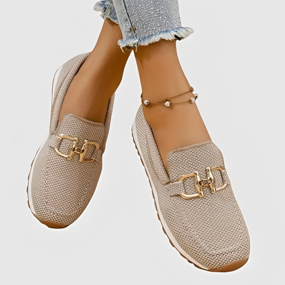 Elle - Mocassins Confort avec Boucle