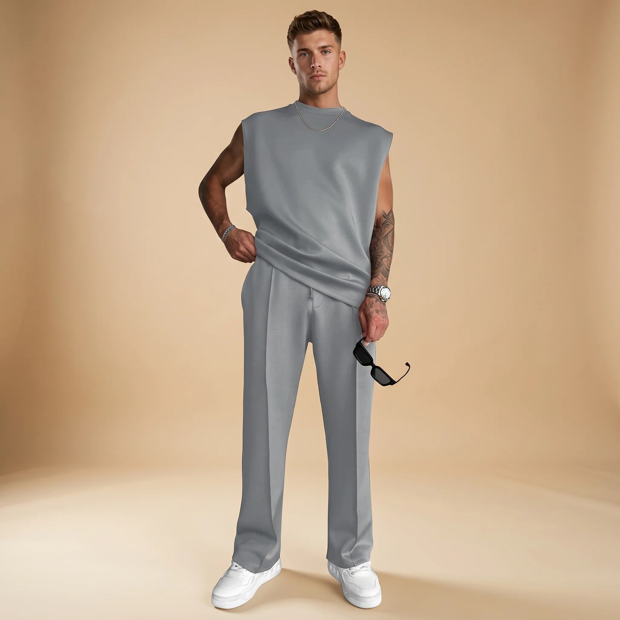 Kody - Ensemble Débardeur et Pantalon Minimaliste