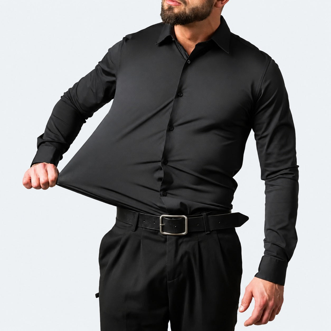 Hugo - Chemise confortable en tissu stretch pour hommes