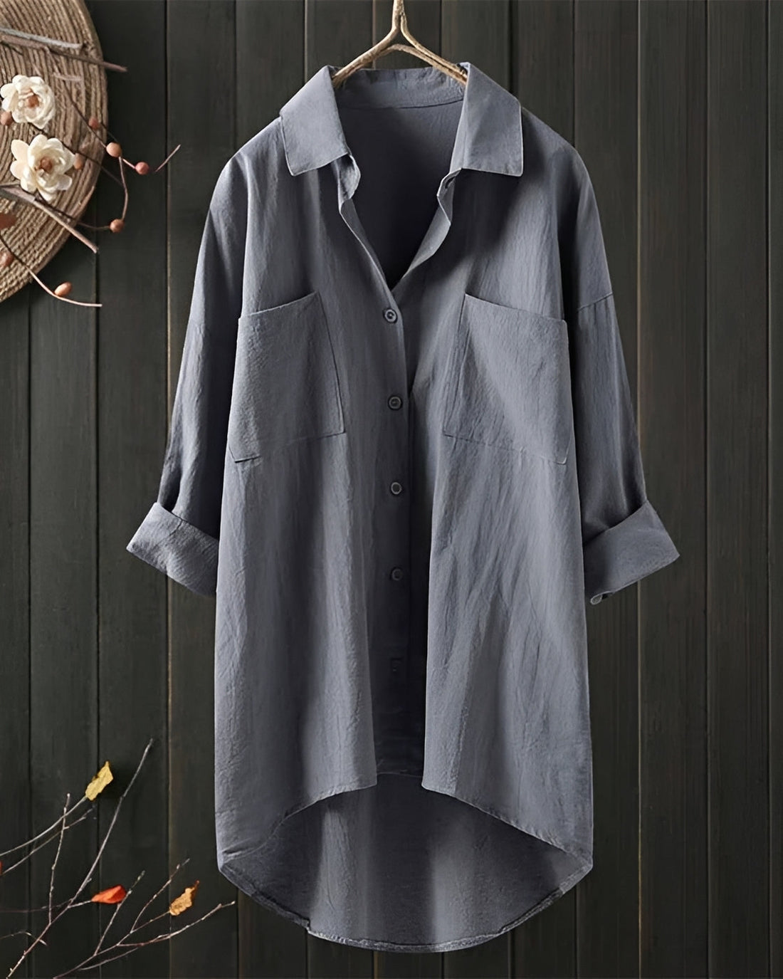 Wilma - Chemise Ample à Manches Longues