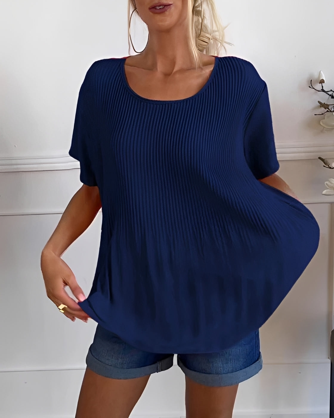 Faye - Blouse Plissée Décontractée