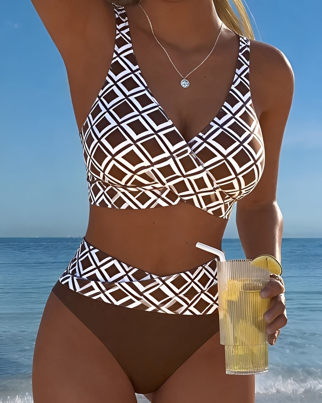 Katelyn - Maillot de Bain Deux Pièces Élégant