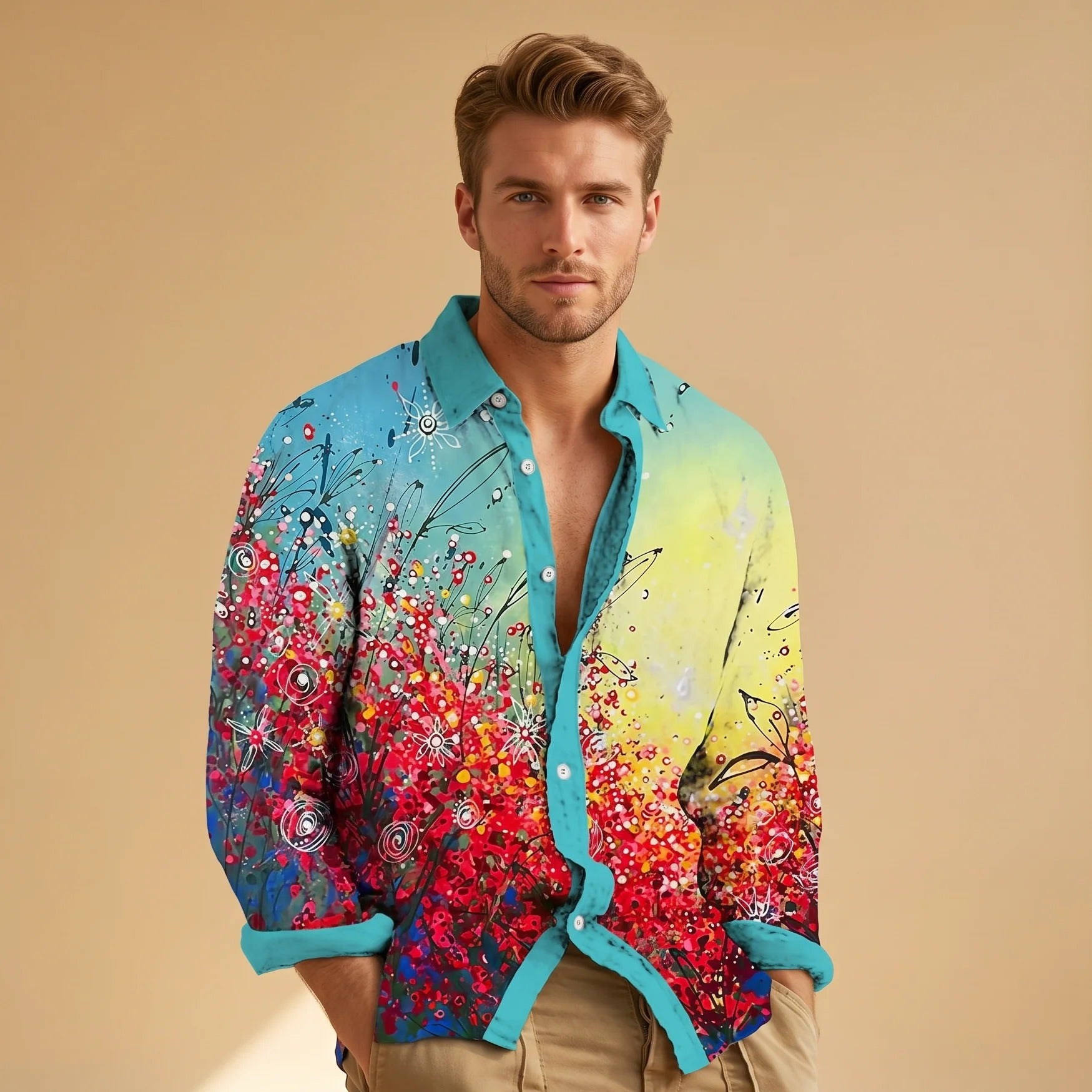 Devon - Chemise Ample Colorée
