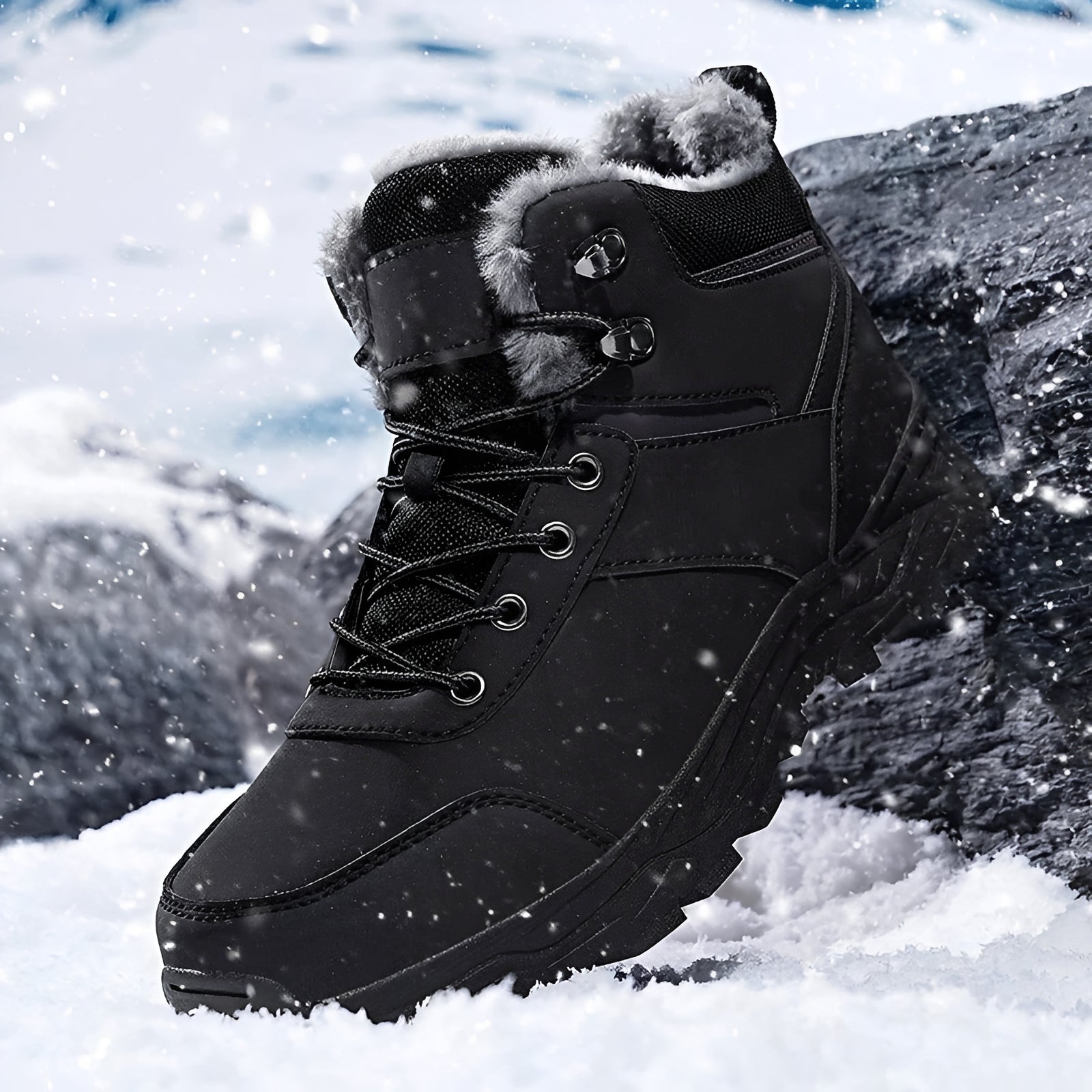 Franklin - Bottes d'hiver pour hommes, chaudes pour l'extérieur