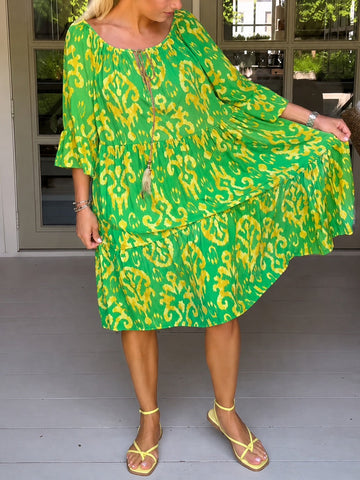 Jamie - Robe à Manches Évasées Ample