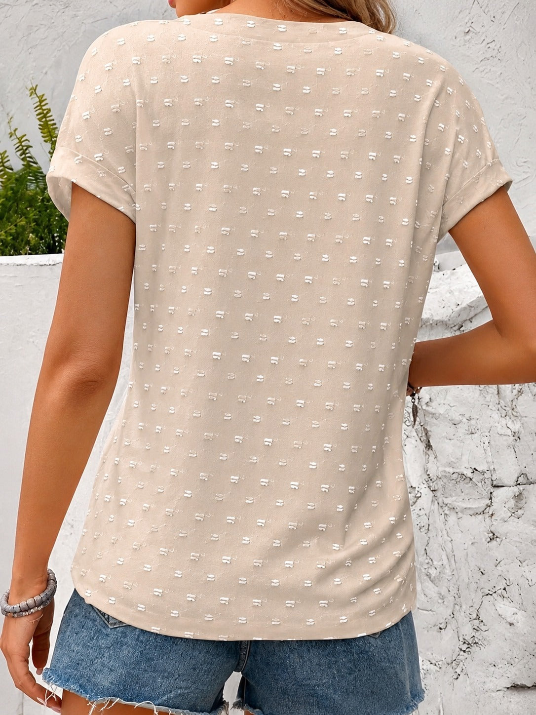 Cardena - Blouse Élégante à Épaules Tombantes