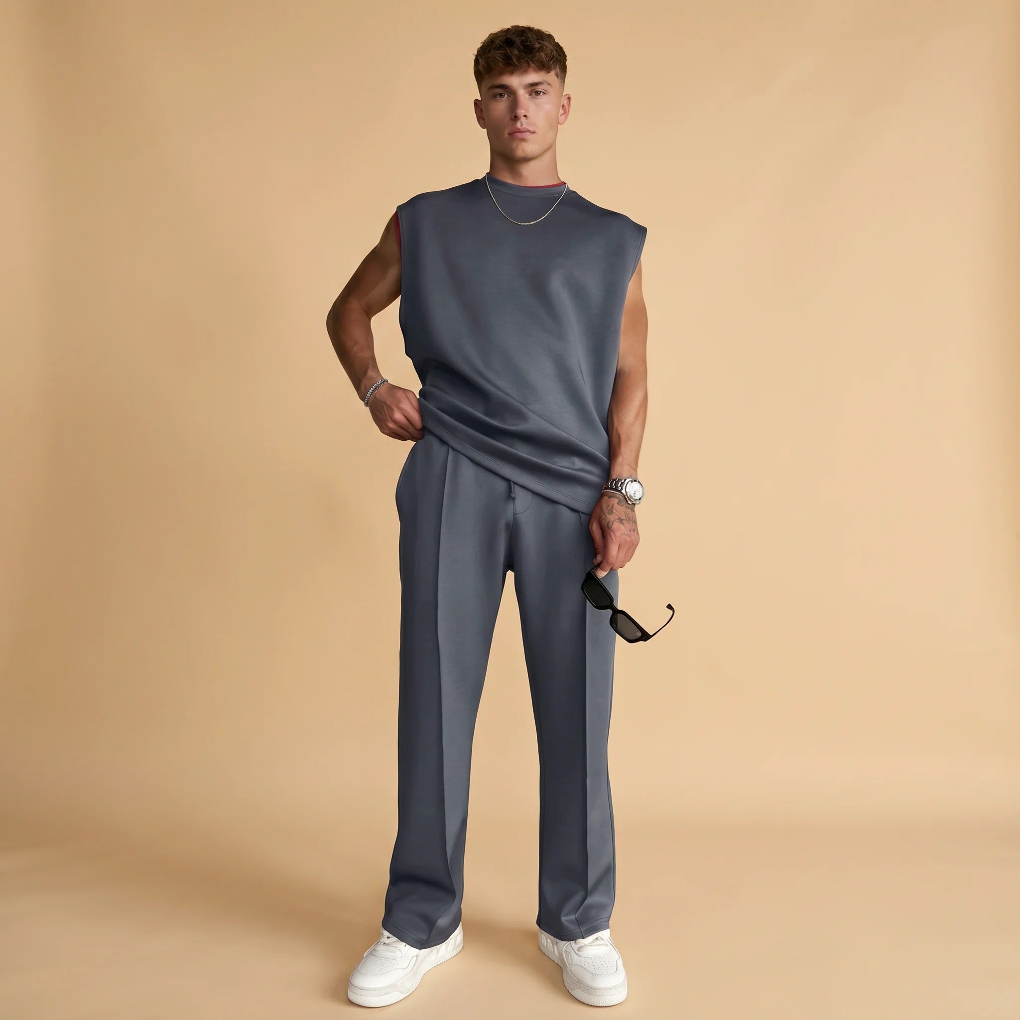 Kody - Ensemble Débardeur et Pantalon Minimaliste