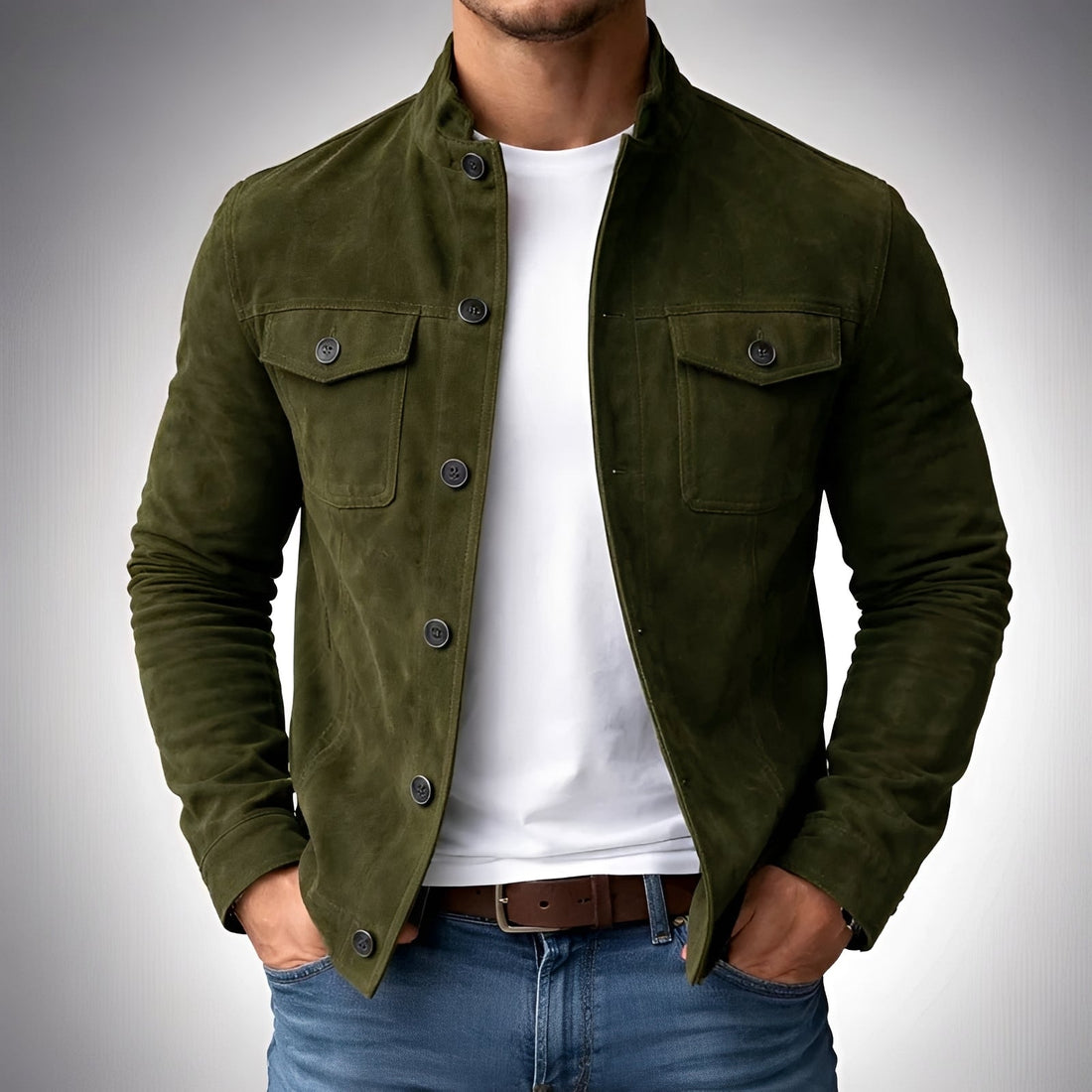 Gideon - Veste Décontractée à Boutons