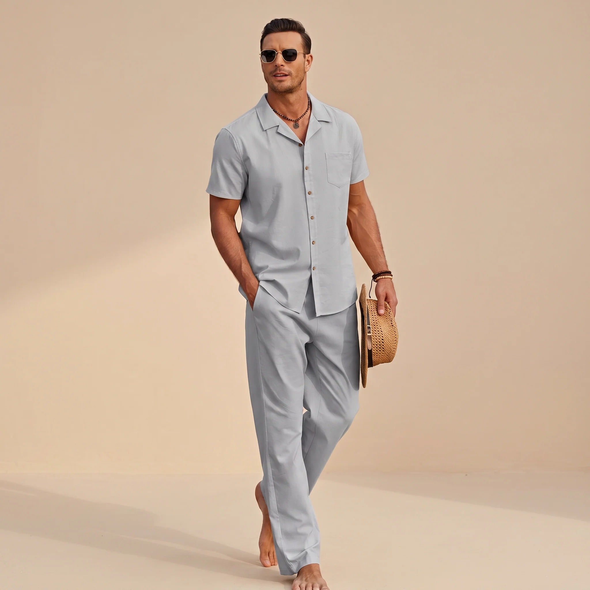 Hampton - Ensemble Chemise Décontractée Confort