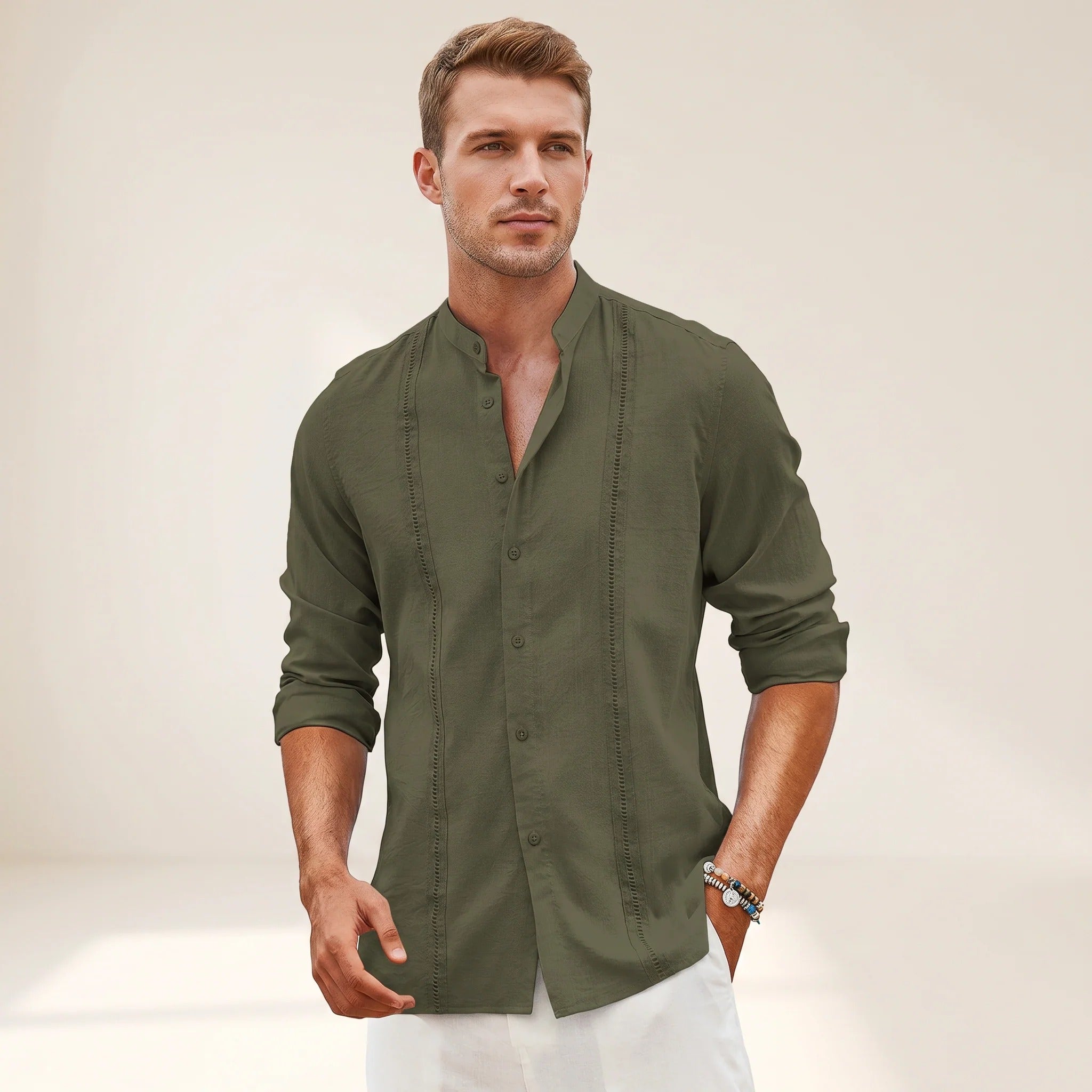 Olivier - Chemise Élégante Décorée