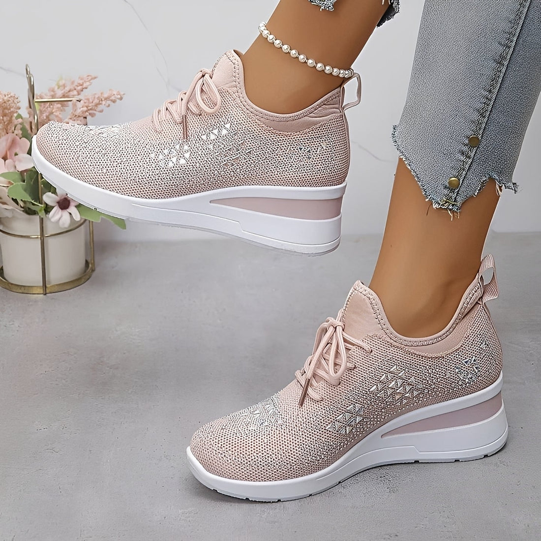 Brenda - Chaussures Compensées Élégantes