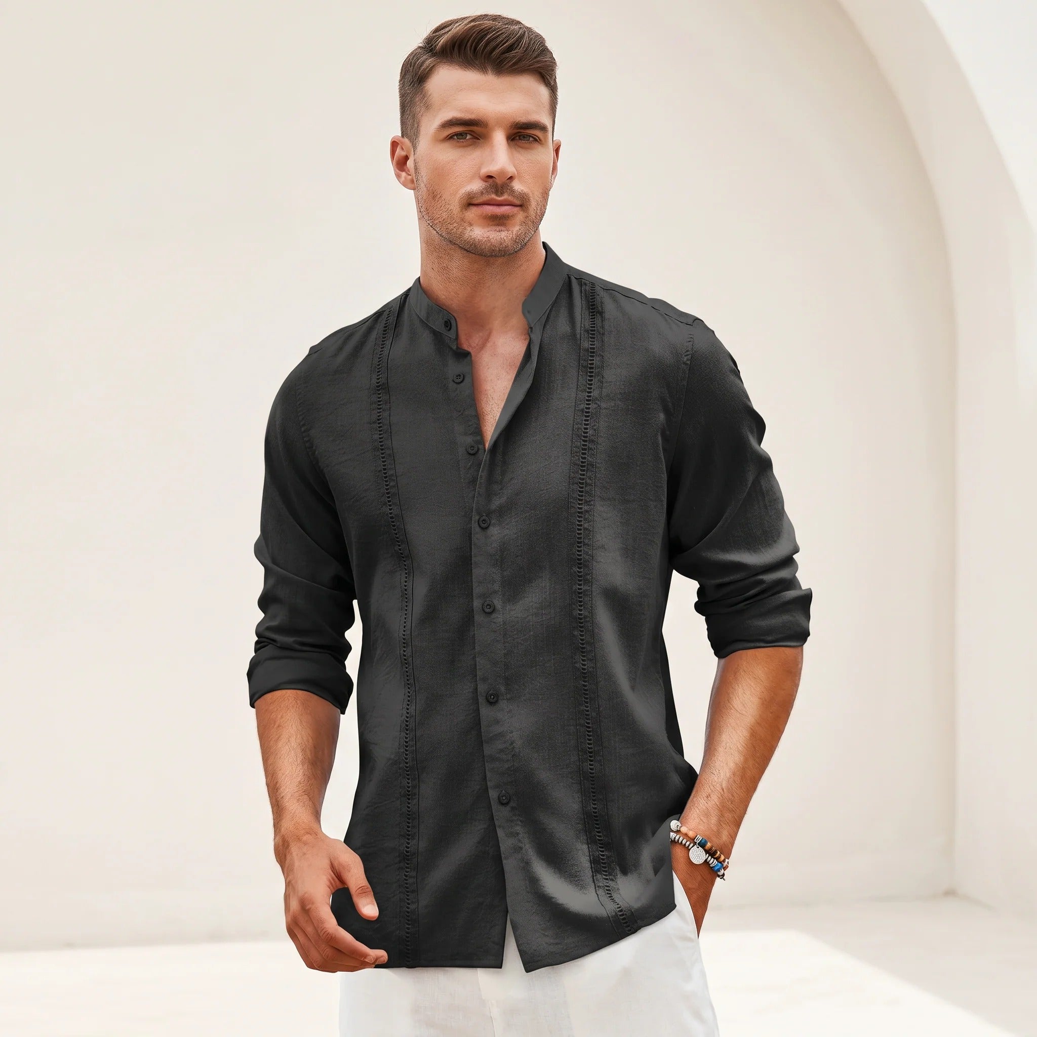 Olivier - Chemise Élégante Décorée