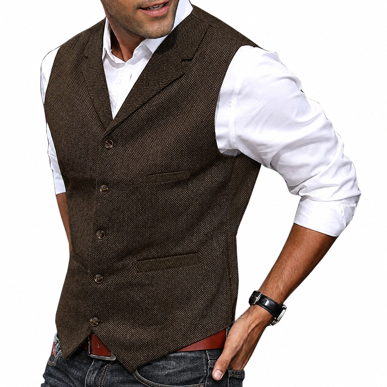 Jonas - Gilet classique, formel, traditionnel