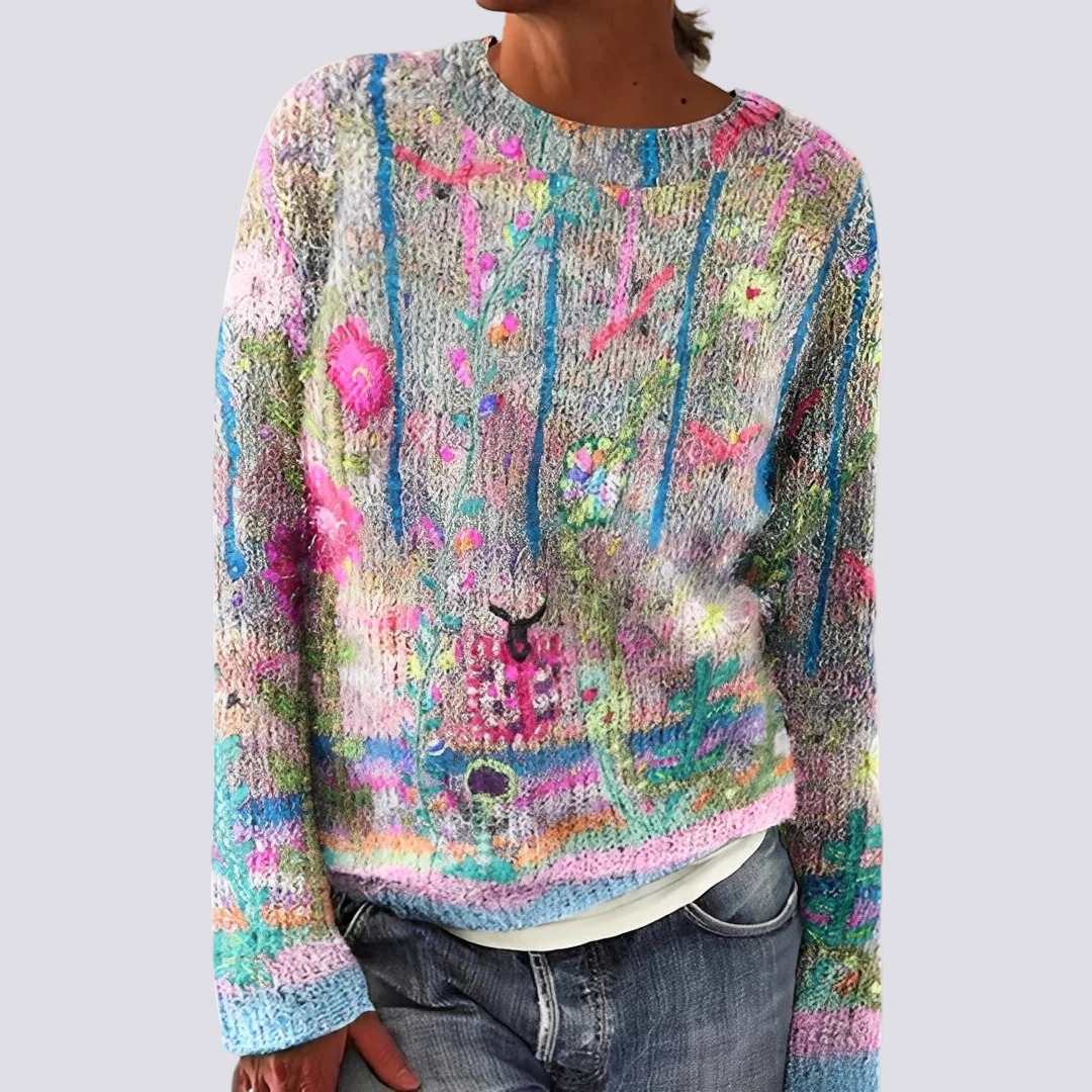 Liliane - Pull en laine pour femmes pour l'hiver