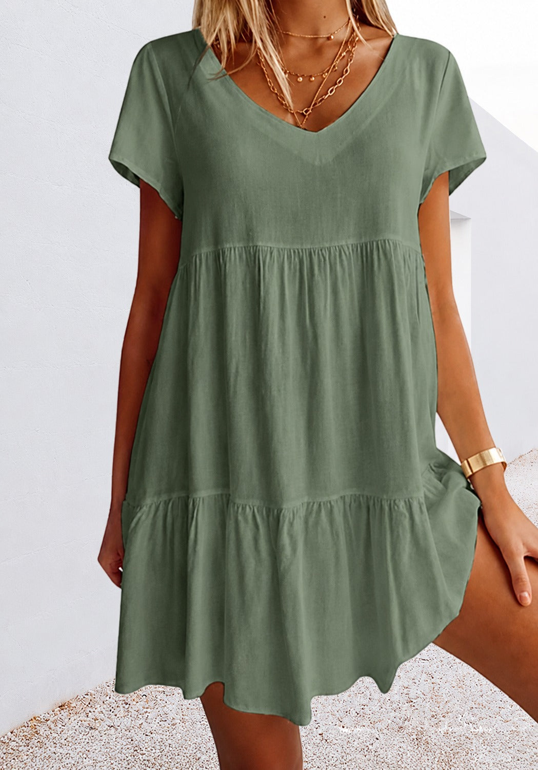 Cordelia - Mini Robe Ample Décontractée