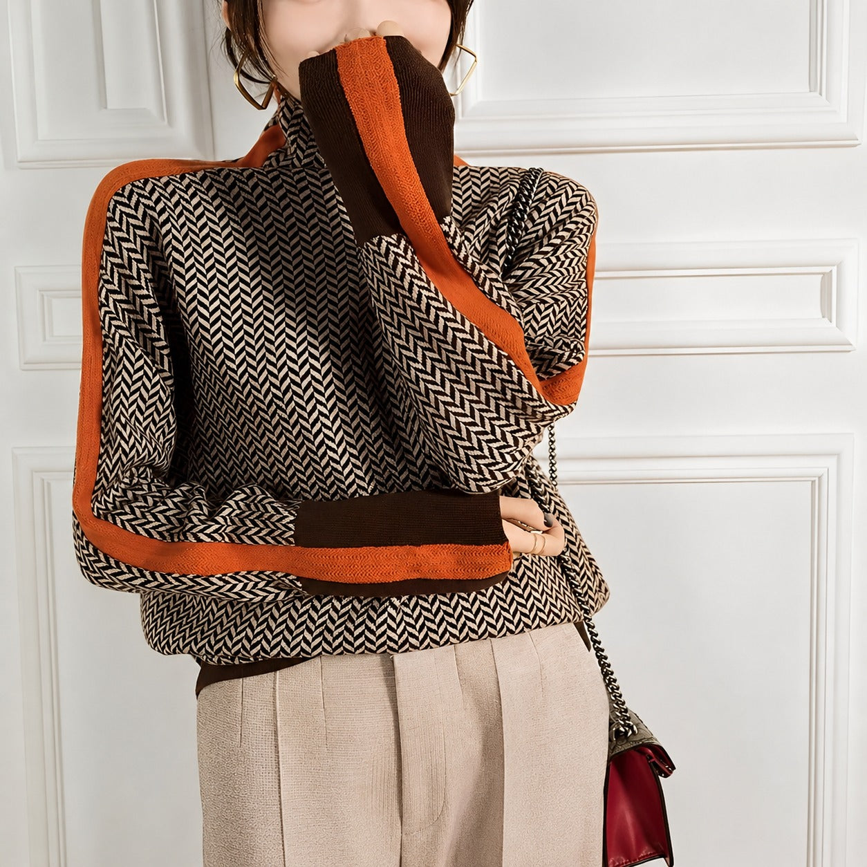 Anita - Pull à col roulé élégant pour femmes