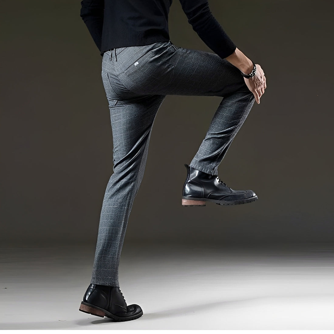 Kristian - Pantalon Chic à Carreaux