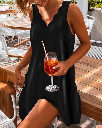 Addie - Robe Sans Manches Élégante