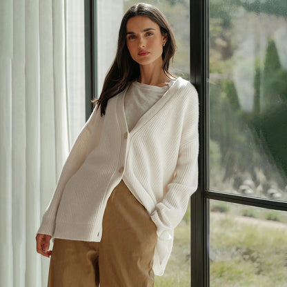Leah - Cardigan En Cachemire Oversize