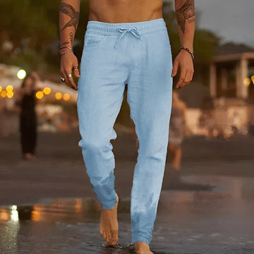 Trafford - Short de plage en lin casual pour hommes