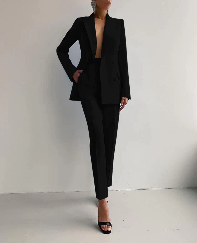 Marva - Tailleur blazer et pantalon pour femme