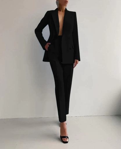 Marva - Tailleur blazer et pantalon pour femme