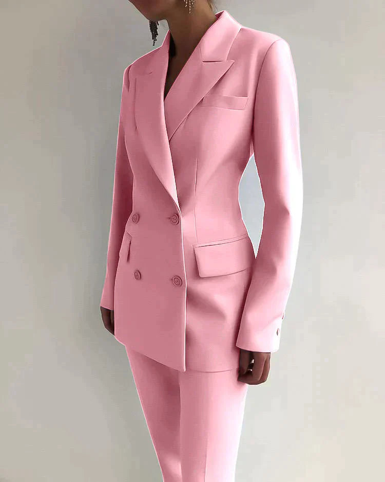 Marva - Tailleur blazer et pantalon pour femme