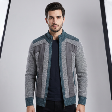 Domenic - Veste zippée douce et décontractée pour homme