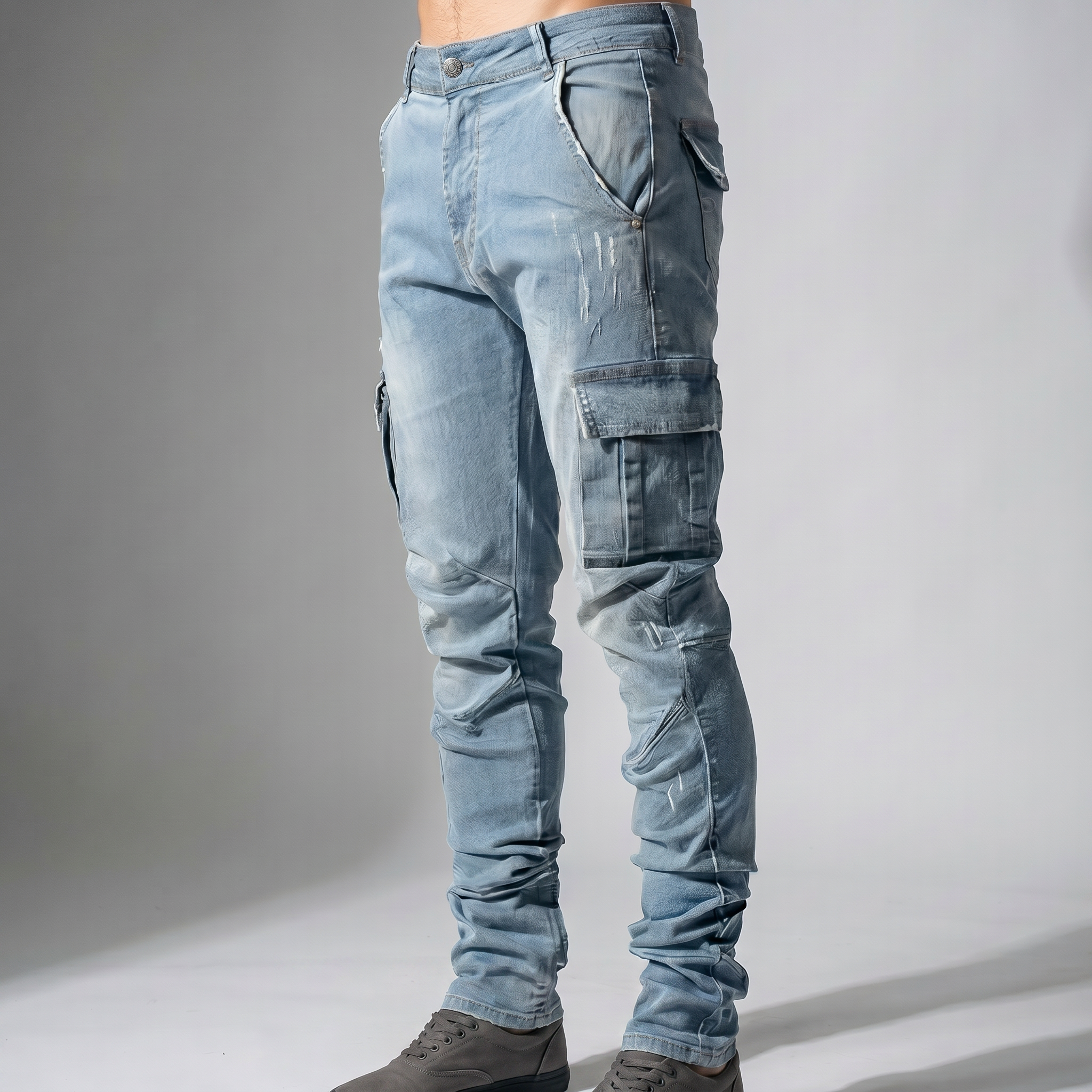 Rylie - Jeans skinny stretch pour hommes à la mode