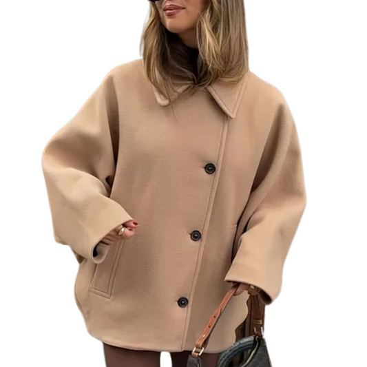 Jessy – Manteau de mi-saison beige pour femmes