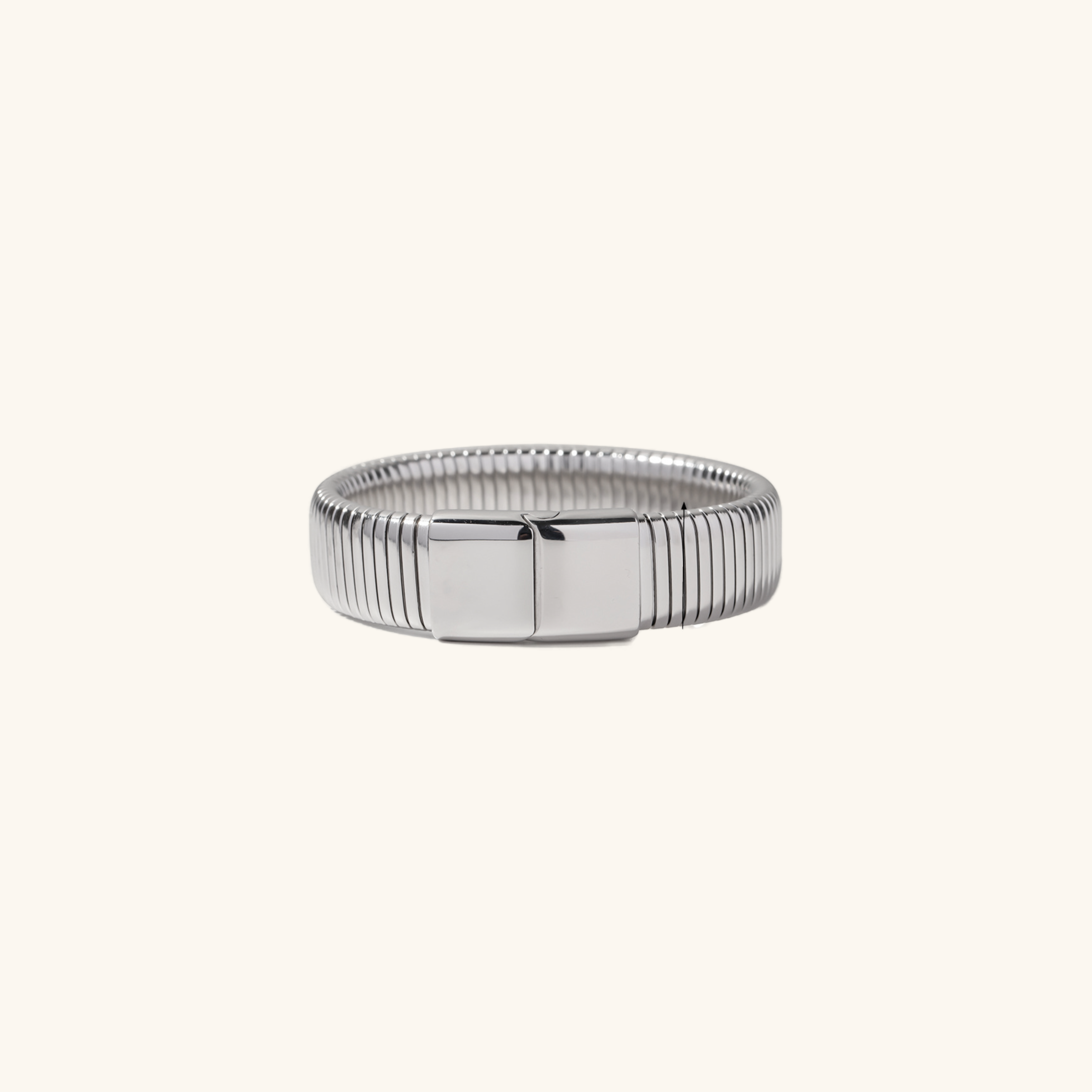 Celeste - Bracelet en or avec lignes verticales