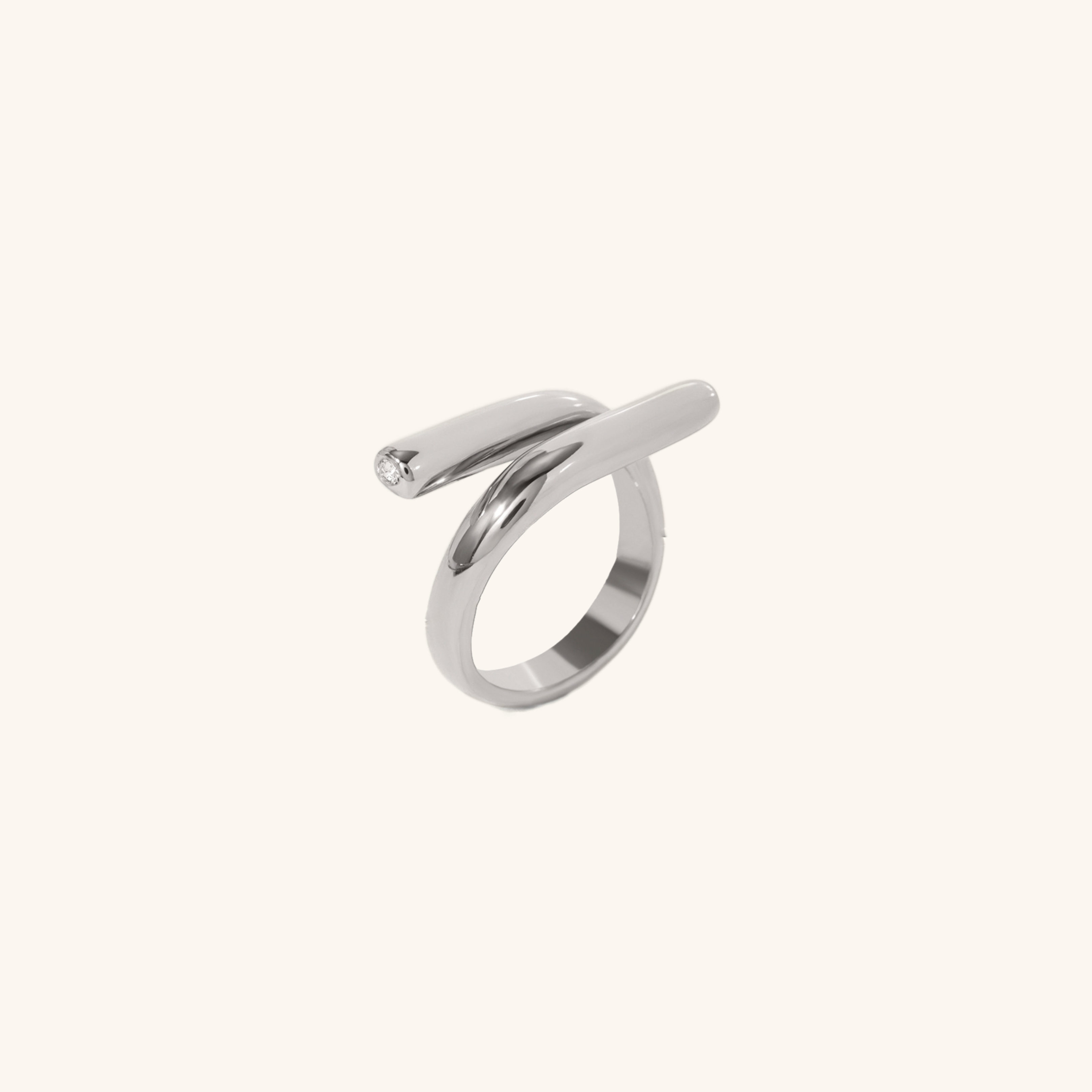 Praire - Bague en or parallèle