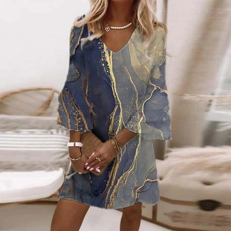 Claudia - Robe avec motifs élégants