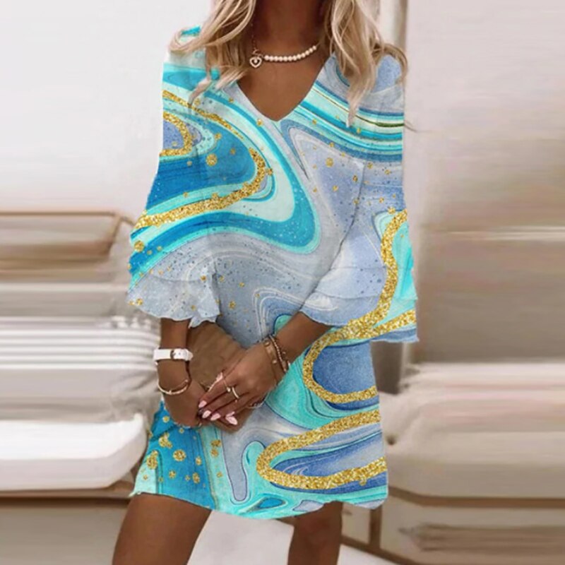 Claudia - Robe avec motifs élégants