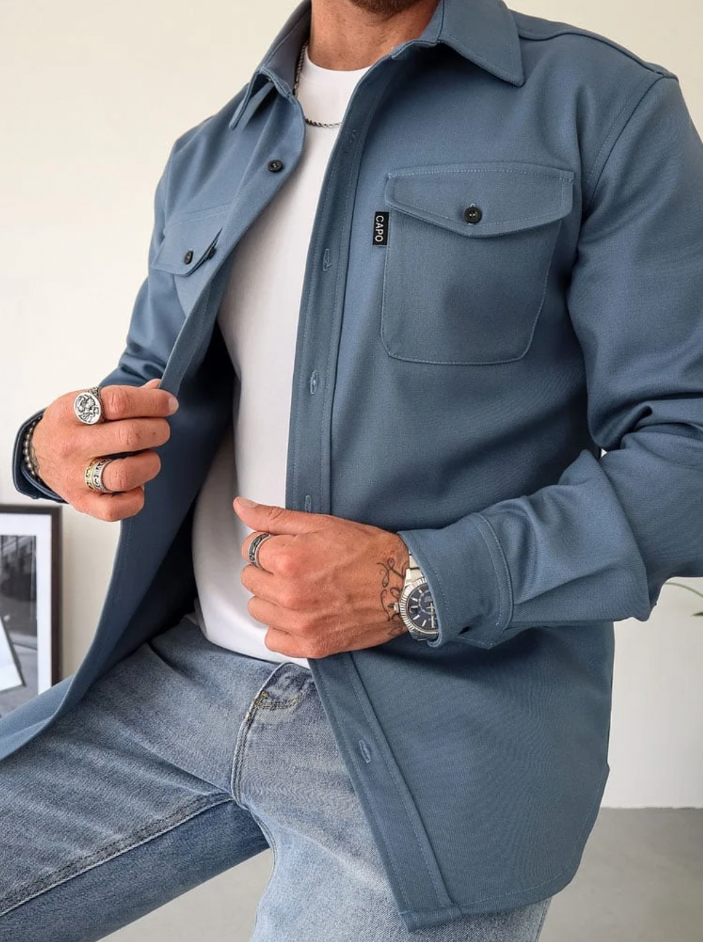 Herman - chemise chic design moderne pour homme