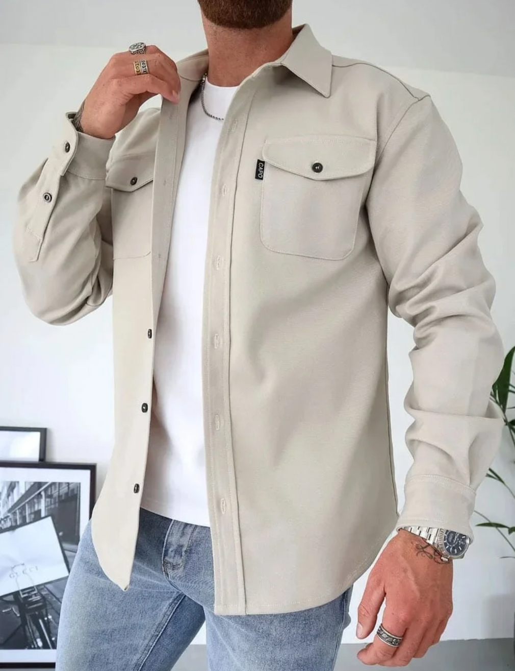 Herman - chemise chic design moderne pour homme