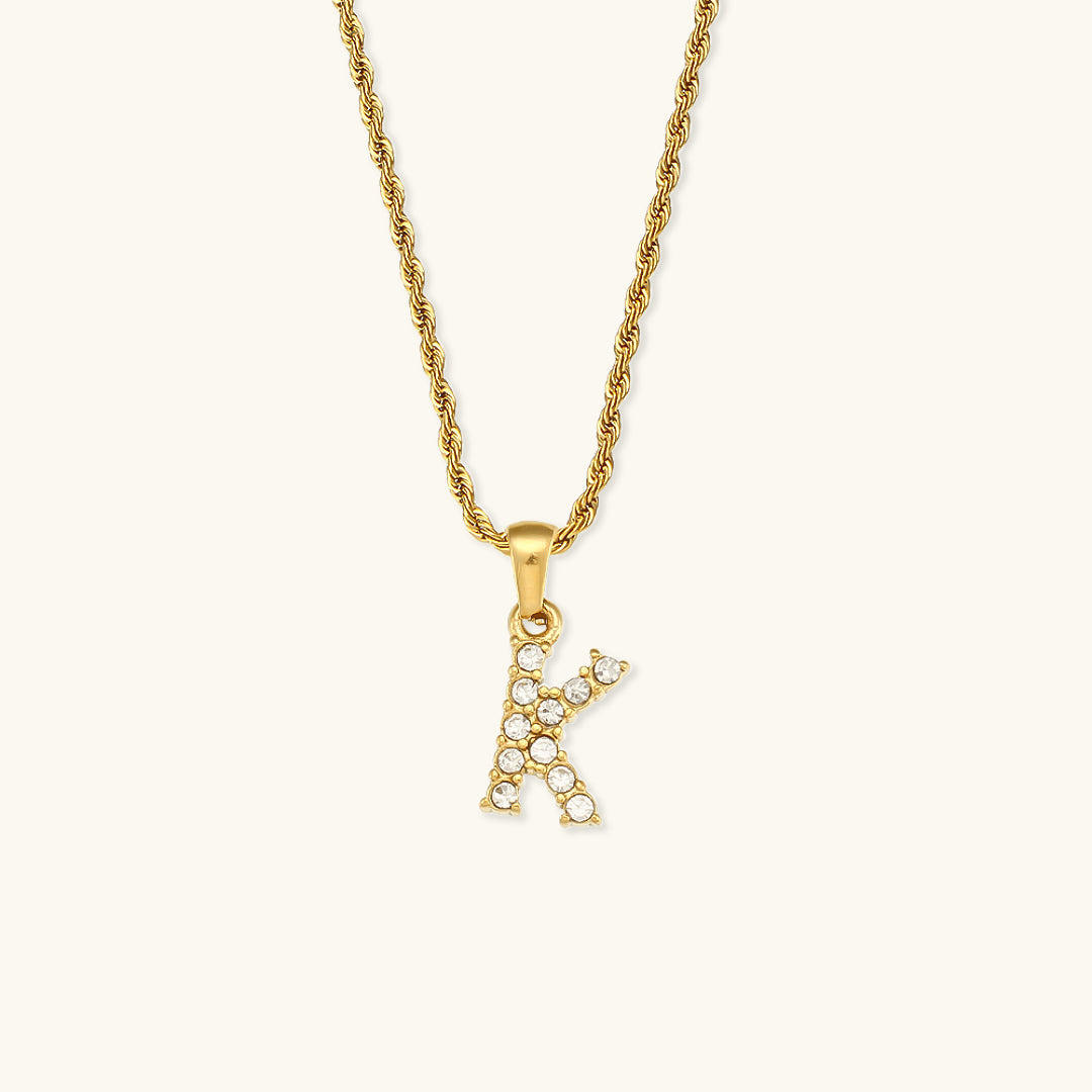 Maeve - Collier de diamants avec initiales