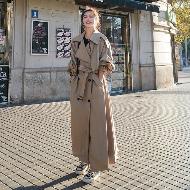 Olga - Trench-coat élégant à coupe ample