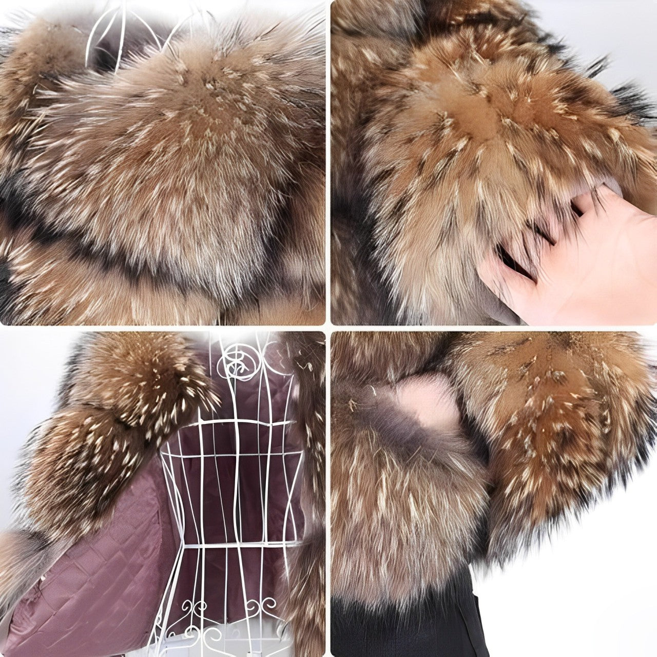 Melyssa - Manteau court en fourrure élégant