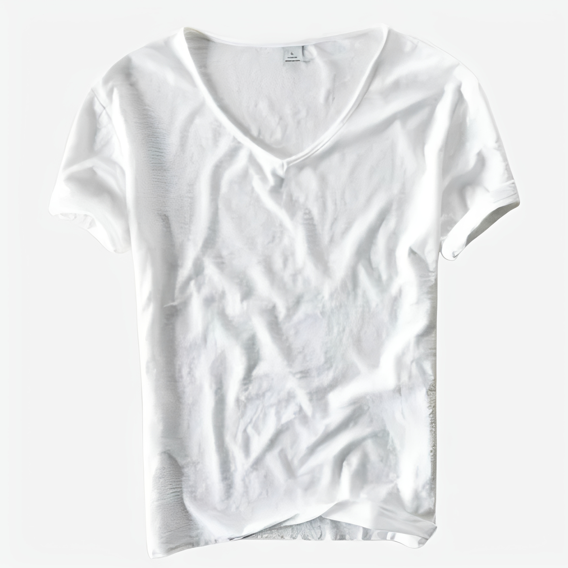 Jayson - T-shirt estival ample pour homme avec col en V
